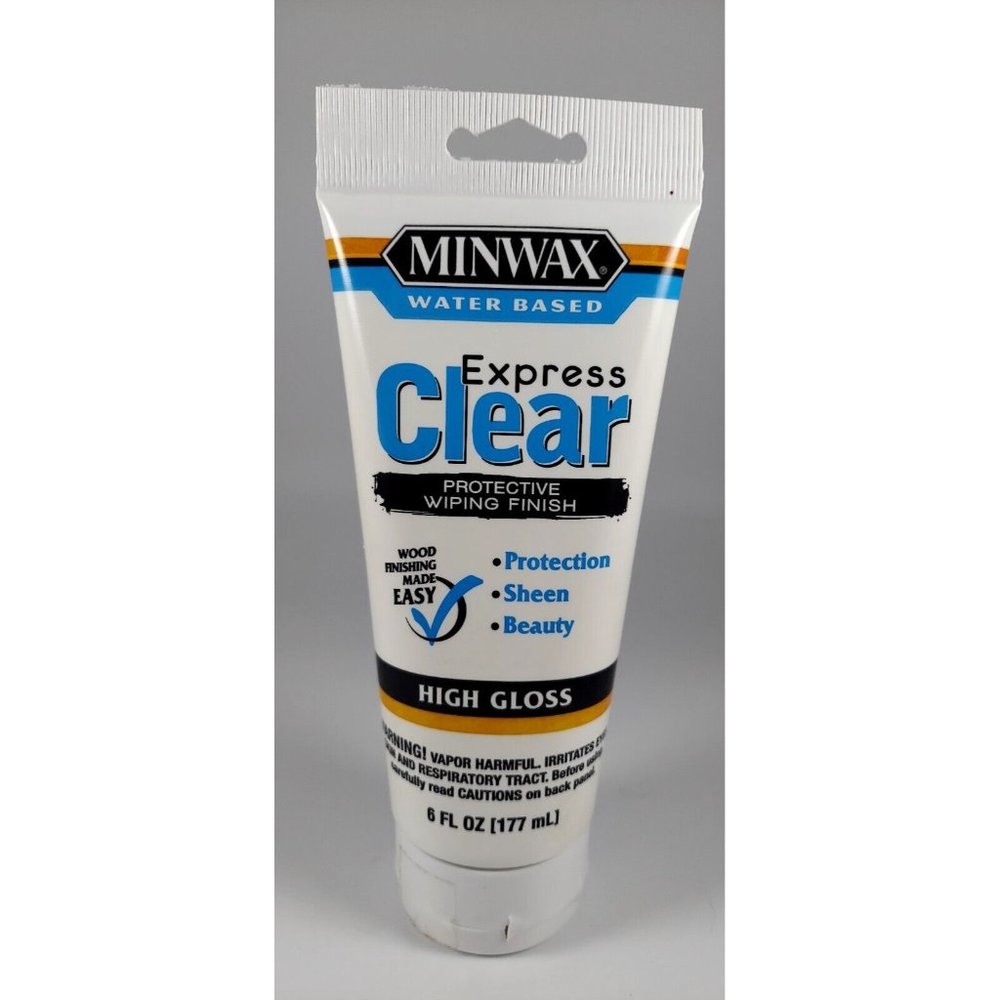 Minwax Express Clear High Gloss 6 Fl Oz Protective Wiping Finish Water Based